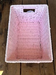 Pink Storage Basket New
