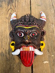 Terracotta Wall Hanging Mask From India