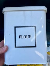 Metal Flour Tin
