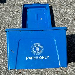 Brookhaven Paper Recycling Bin