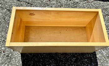 Well Made Wood Storage Box For CD's DVDs