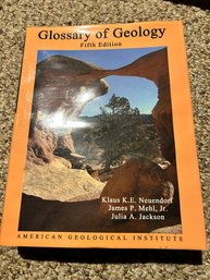 Glossary Of Geology Book