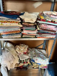 Giant Lot Of Fabric - Holiday, Floral, Great Condition