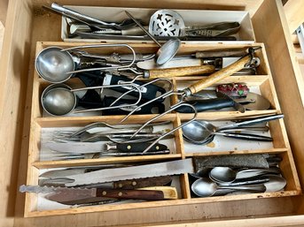 Kitchen Drawer #1 Items - Silverware, Knives, Utensils