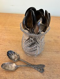 Lot Of Antique Silver Spoons