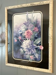 Patricia Abraham M. W. S Framed Floral Water Color Print