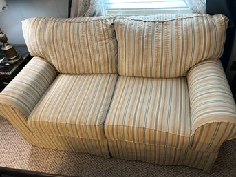 Striped Love Seat Sofa