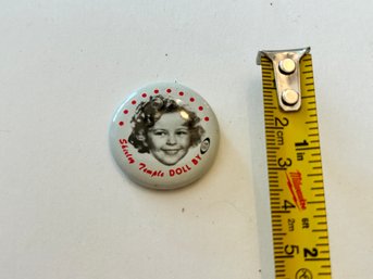 Vintage 1970s Shirley Temple Pin