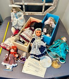 Huge Doll Lot Rapunzel Red Riding Hood Bo Peep