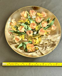 1989 Tulip Flower Collector Plate Vieonne Morley