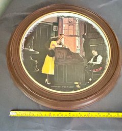 Norman Rockwell Decorative Plate The Marriage License