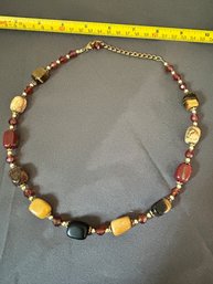 Necklace Semi Precious Stones