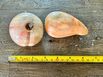 Vintage Alabaster Carved Fruit