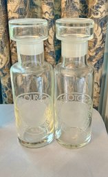 Scotch & Bourbon Decorative Glass Decanters