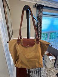 Longchamp Tote Bag Tan