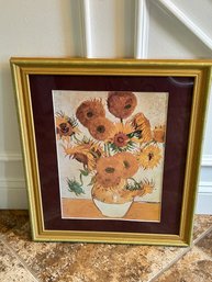 Vincent Van Gogh Sunflowers Framed Print