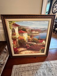 Italian Villa Landscape Painting