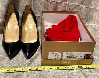 Christian Louboutin Leather Heel Pump Shoes - Size 36 (US 5.5) Used