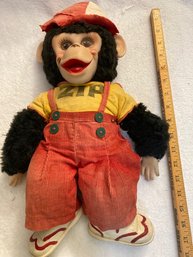 Vintage Zip The Chimp Rubber Face Doll
