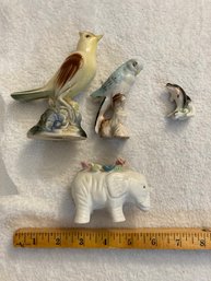 Ceramic Animal Collection - 4 Figures Total