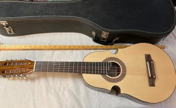 Cuatro De Puerto Rica Don Jose 10-string Acoustic Guitar With Hard Case