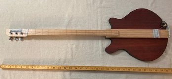 Guitar - Artisan Made 3 String Fretless Guitar With Amp Plug