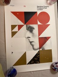 David Bowie Concert Poster - Mid 70s