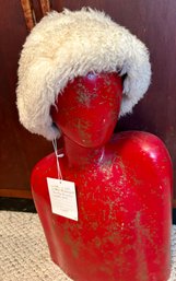 Vintage 1960s Lord & Taylor Yves Saint Laurent Faux Sheepskin Hat