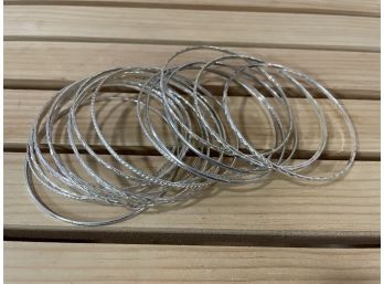 Silver Bangle Lot