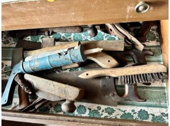 Drawer Of Miscellaneous Garage Tools