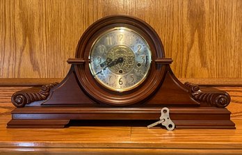 Ridgeway Mantle Clock Carved Case Chime Model 9472