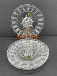 Waterford Lead Crystal Set Of Four Bolton 8' Accent Plates