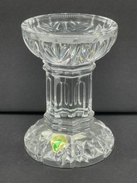 Waterford Lead Crystal Bethany Pillar Candle Stand Holder