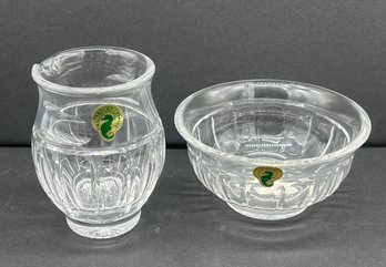 Waterford Lead Crystal Bolton Sugar & Creamer