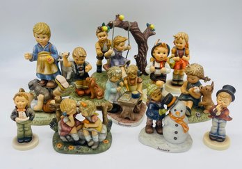 Group Lot Of Twelve Original Hummel Figurines All Marked