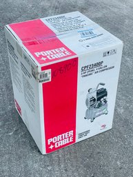 New In Box Porter Cable CPF23400 P 4 Gallon Pancake Air Compressor