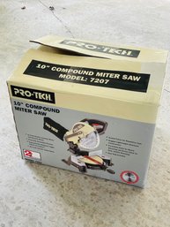 New In Box Pro Tech 10' Compound Mitre Saw Model 7207