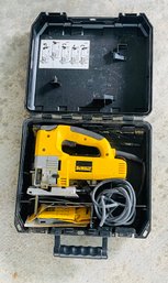 Dewalt Model DW321 Orbital Jig Saw With Extra Blades & Case