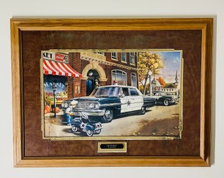 Coca Cola Framed Print On The Beat By Dan Hatala