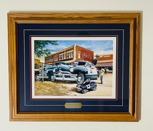 Framed Art New Sheriff In Town By Dan Hatala Signed