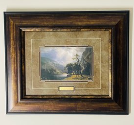 Framed Art Yosemite Valley By Albert Bierstadt