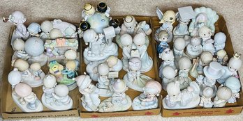 Group Lot Of 38 Precious Moments Figurines