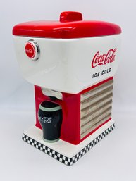 Coca Cola Advertising Soda Fountain Dispenser Enesco Cookie Jar