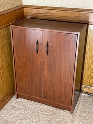 Small Wood Double Door Storage Cabinet