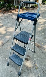 Three Step 4ft Werner Folding Utility Painters Ladder