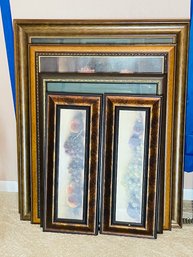 Group Lot Of Six Framed Art Work Prints