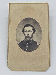 Original CDV Photo Image 5th Kansas Cavalry Civil War Soldier