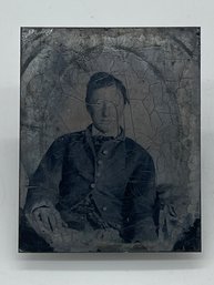 Original Tintype Tin Type Photo Image Of 9th Kansas Cavalry Civil War Soldier