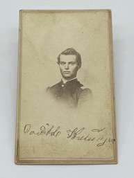 Original CDV Photo Image David L. Kretsinger Company A 10th Kansas Infantry Cavalry Civil War Soldier USCT 56