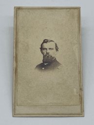 Original CDV Photo Image J.E. Greer 11th KVC Kansas Cavalry Civil War Soldier